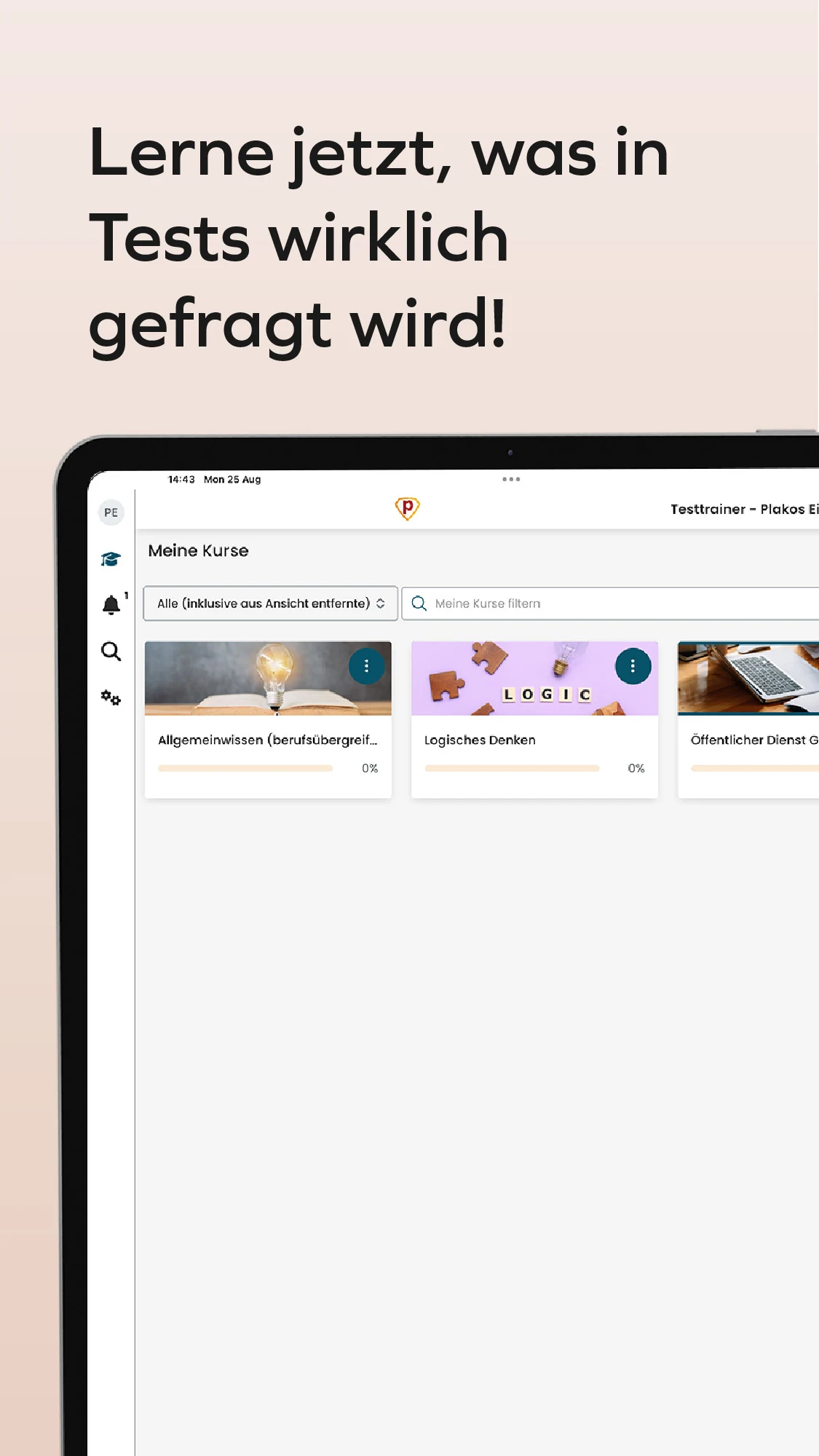 Plakos Prüfungstrainer screenshot