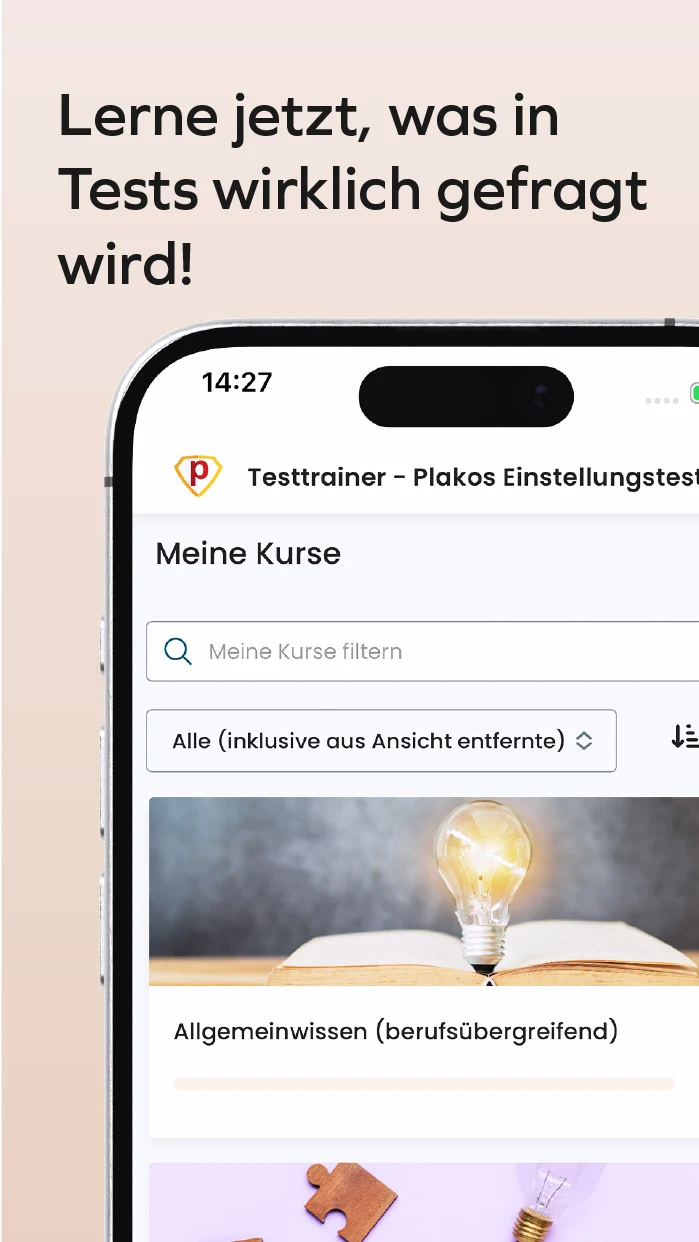 Plakos Prüfungstrainer screenshot